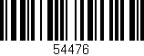 Código de barras (EAN, GTIN, SKU, ISBN): '54476'