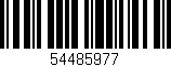 Código de barras (EAN, GTIN, SKU, ISBN): '54485977'