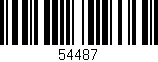 Código de barras (EAN, GTIN, SKU, ISBN): '54487'