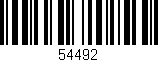 Código de barras (EAN, GTIN, SKU, ISBN): '54492'