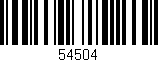 Código de barras (EAN, GTIN, SKU, ISBN): '54504'
