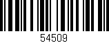 Código de barras (EAN, GTIN, SKU, ISBN): '54509'