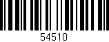 Código de barras (EAN, GTIN, SKU, ISBN): '54510'