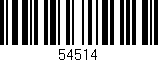 Código de barras (EAN, GTIN, SKU, ISBN): '54514'