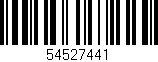 Código de barras (EAN, GTIN, SKU, ISBN): '54527441'