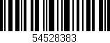 Código de barras (EAN, GTIN, SKU, ISBN): '54528383'