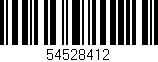 Código de barras (EAN, GTIN, SKU, ISBN): '54528412'
