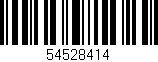 Código de barras (EAN, GTIN, SKU, ISBN): '54528414'