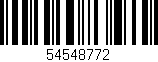 Código de barras (EAN, GTIN, SKU, ISBN): '54548772'