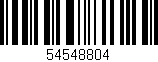 Código de barras (EAN, GTIN, SKU, ISBN): '54548804'