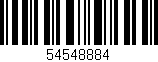 Código de barras (EAN, GTIN, SKU, ISBN): '54548884'