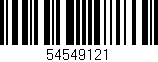 Código de barras (EAN, GTIN, SKU, ISBN): '54549121'