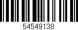 Código de barras (EAN, GTIN, SKU, ISBN): '54549138'