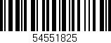 Código de barras (EAN, GTIN, SKU, ISBN): '54551825'