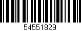 Código de barras (EAN, GTIN, SKU, ISBN): '54551829'