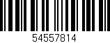 Código de barras (EAN, GTIN, SKU, ISBN): '54557814'