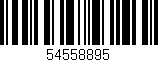 Código de barras (EAN, GTIN, SKU, ISBN): '54558895'