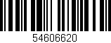 Código de barras (EAN, GTIN, SKU, ISBN): '54606620'