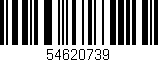 Código de barras (EAN, GTIN, SKU, ISBN): '54620739'