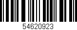 Código de barras (EAN, GTIN, SKU, ISBN): '54620923'