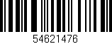 Código de barras (EAN, GTIN, SKU, ISBN): '54621476'