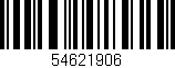 Código de barras (EAN, GTIN, SKU, ISBN): '54621906'