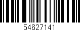 Código de barras (EAN, GTIN, SKU, ISBN): '54627141'