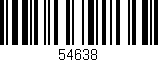 Código de barras (EAN, GTIN, SKU, ISBN): '54638'