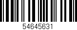 Código de barras (EAN, GTIN, SKU, ISBN): '54645631'