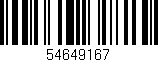 Código de barras (EAN, GTIN, SKU, ISBN): '54649167'