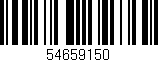 Código de barras (EAN, GTIN, SKU, ISBN): '54659150'