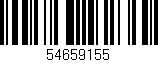 Código de barras (EAN, GTIN, SKU, ISBN): '54659155'
