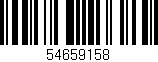 Código de barras (EAN, GTIN, SKU, ISBN): '54659158'