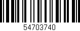 Código de barras (EAN, GTIN, SKU, ISBN): '54703740'