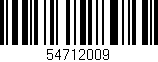 Código de barras (EAN, GTIN, SKU, ISBN): '54712009'