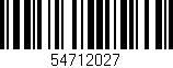 Código de barras (EAN, GTIN, SKU, ISBN): '54712027'