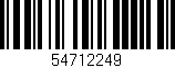 Código de barras (EAN, GTIN, SKU, ISBN): '54712249'