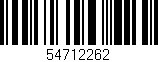Código de barras (EAN, GTIN, SKU, ISBN): '54712262'