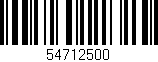 Código de barras (EAN, GTIN, SKU, ISBN): '54712500'