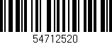 Código de barras (EAN, GTIN, SKU, ISBN): '54712520'