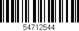 Código de barras (EAN, GTIN, SKU, ISBN): '54712544'