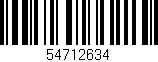 Código de barras (EAN, GTIN, SKU, ISBN): '54712634'