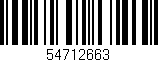 Código de barras (EAN, GTIN, SKU, ISBN): '54712663'