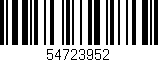 Código de barras (EAN, GTIN, SKU, ISBN): '54723952'
