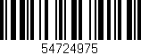 Código de barras (EAN, GTIN, SKU, ISBN): '54724975'