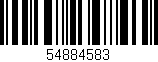 Código de barras (EAN, GTIN, SKU, ISBN): '54884583'