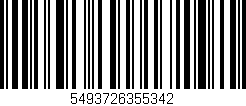 Código de barras (EAN, GTIN, SKU, ISBN): '5493726355342'