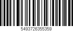 Código de barras (EAN, GTIN, SKU, ISBN): '5493726355359'