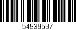 Código de barras (EAN, GTIN, SKU, ISBN): '54939597'