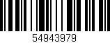 Código de barras (EAN, GTIN, SKU, ISBN): '54943979'